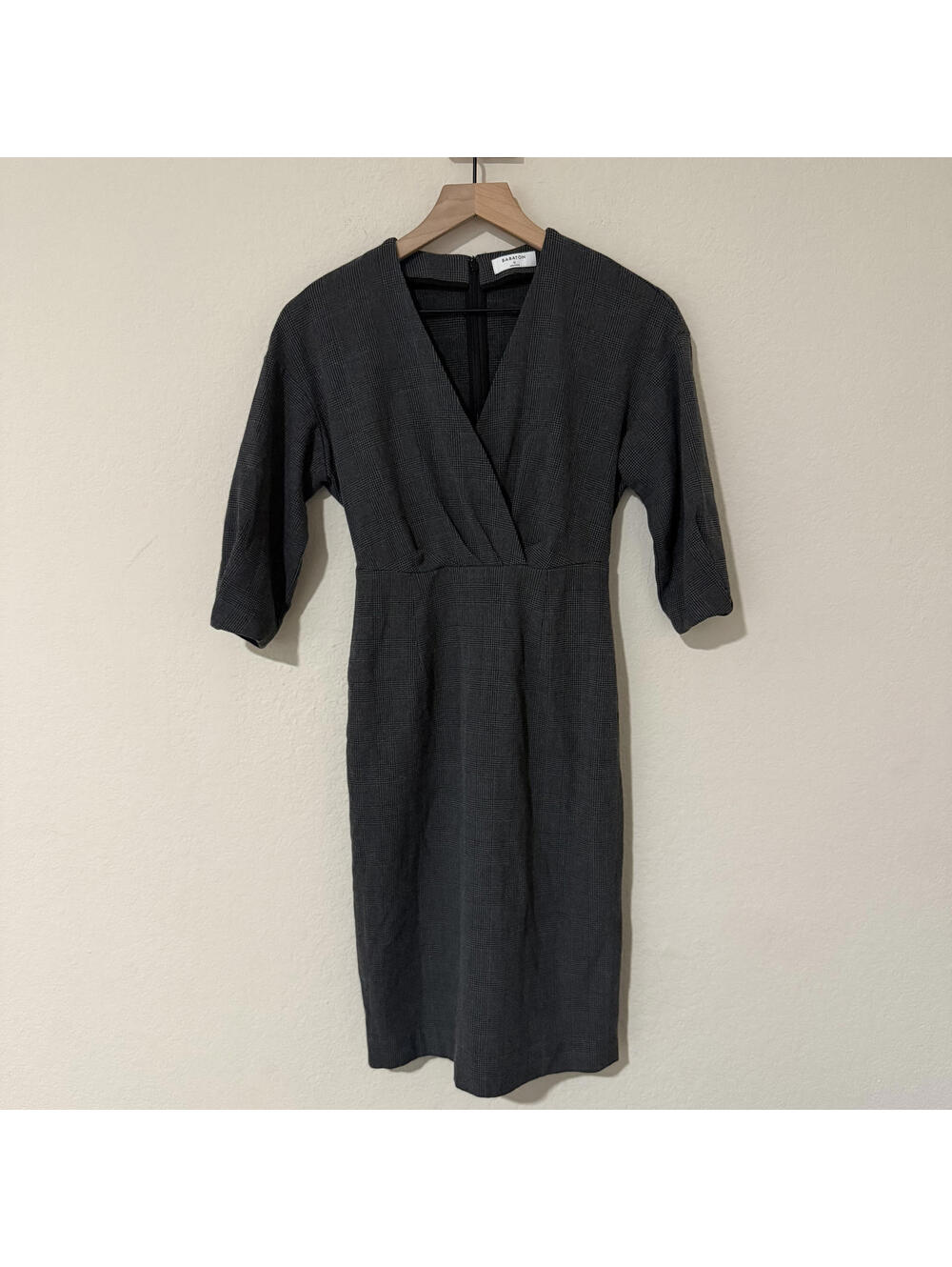 Babaton Dress Women's O Grey Half Sleeve